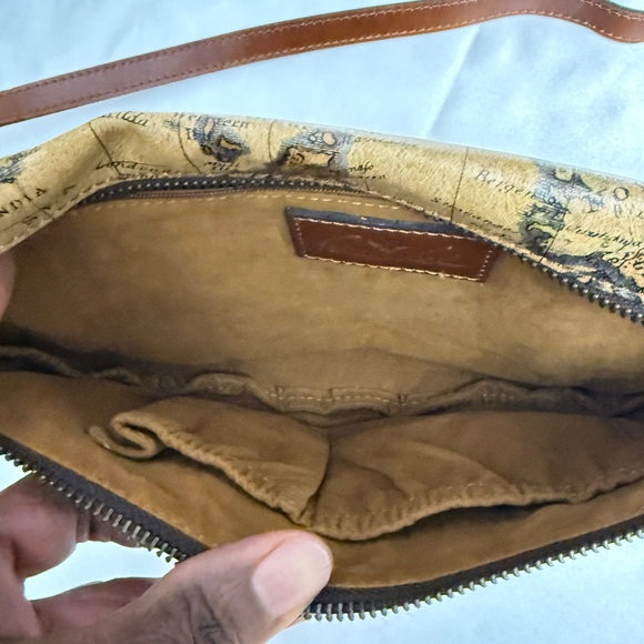 Patricia Nash Tinchi Belt Bag European Map Fanny Pack Belt Bag Leather Women's - Picture 9 of 13